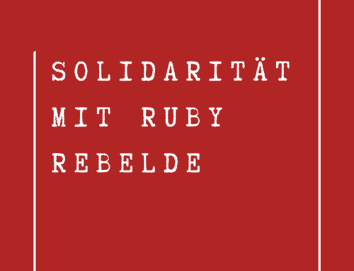 Solidarität mit Ruby Rebelde